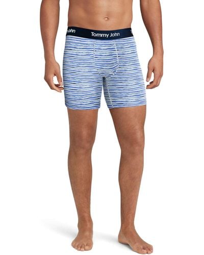 Tommy John Second Skin Mid-length Boxer Brief 6 - Blue