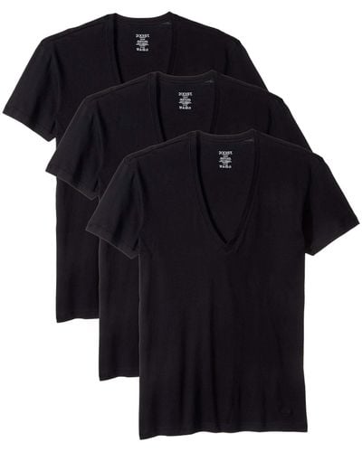 2xist 2(x)ist Essential 3-pack Slim Fit Deep V-neck T-shirt (black) T Shirt