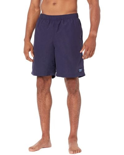 L.L. Bean 8 Classic Supplex Sport Shorts - Blue