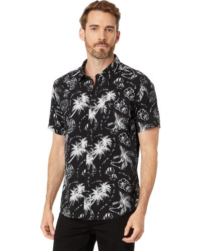 RVCA Tropic Winds Short Sleeve Woven - Black