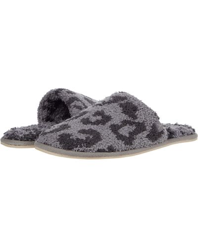 Barefoot Dreams Cozychic Barefoot In The Wild Slippers - Gray