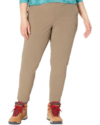 Mountain Hardwear Plus Size Dynama/2 Ankle Pants - Natural