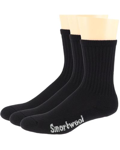 Smartwool Classic Hike Light Cushion Solid Crew 3-pack - Black