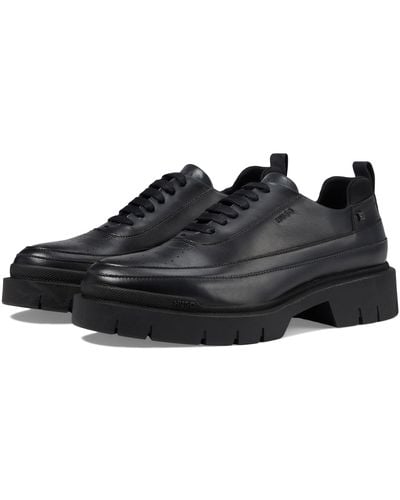 HUGO Denzel Platform Oxford Shoes - Black