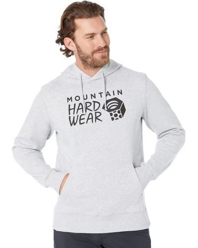 Mountain Hardwear Mhw Logo Pullover Hoodie - White