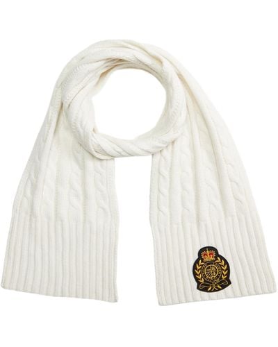 Lauren by Ralph Lauren Recycled Patch Cable Scarf - Natural