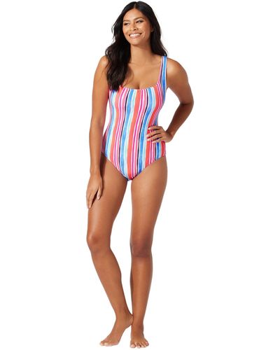 Tommy Bahama Island Cays Oasis Reversible One-piece - Red