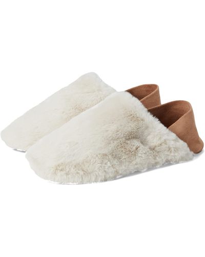 Cole Haan Shearling Slipper - White