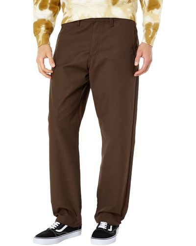 Vans Authentic Chino Glide Relaxed Taper Pants - Brown