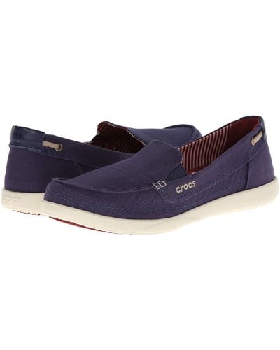 Crocs™ Walu Canvas Loafer - Blue