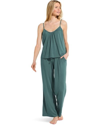 Eberjey Gisele - The Modal Cami Pants Pajama Set - Green