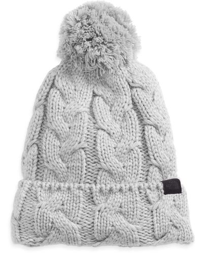 The North Face Cable Minna Pom Beanie - Gray
