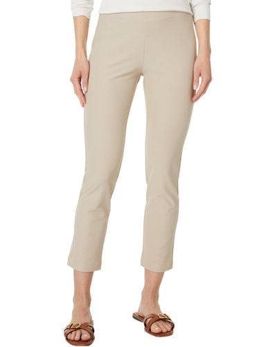 Eileen Fisher Petite Slim Ankle Pants - Natural