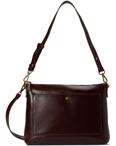 Madewell Transport Shoulder Bag - Box Leather - Brown