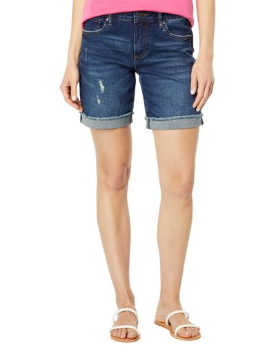 Kut From The Kloth Catherine Boyfriend Shorts - Blue