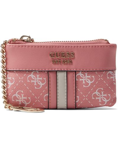 Pink Guess Wallets and cardholders for Women | Lyst