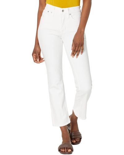 Madewell Kick Out Crop Jeans - White