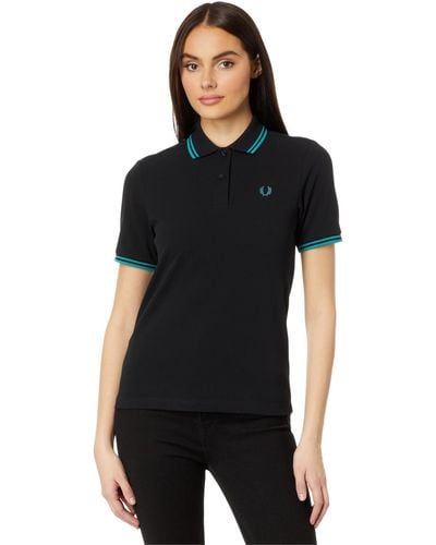 Fred Perry Twin Tipped Shirt - Black