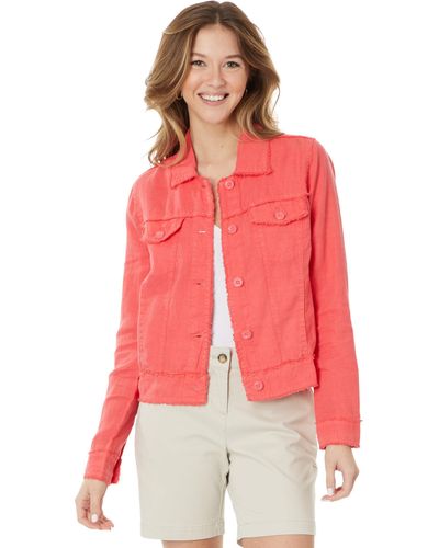 Tommy Bahama Two Palms Raw Edge Jacket - Red