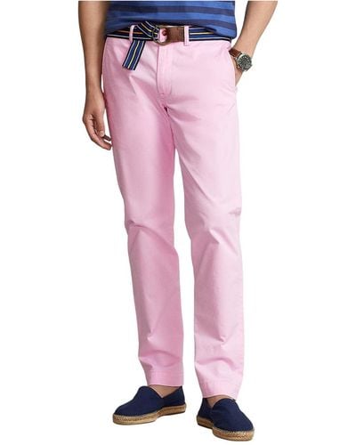 Polo Ralph Lauren Stretch Straight Fit Chino Pants - Pink