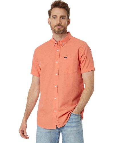 Rip Curl Ourtime Short Sleeve Woven - Orange