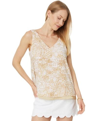 Lilly Pulitzer Florin Straight Hem Top - White