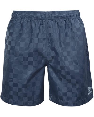 Umbro Checkerboard Shorts - Blue