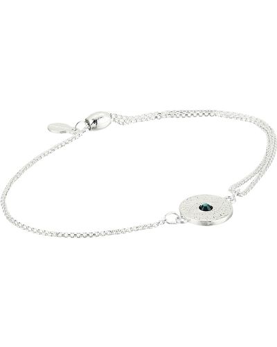 ALEX AND ANI Evil Eye Pull Chain Bracelet - Metallic