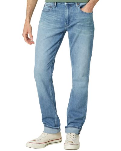 PAIGE Federal Transcend Vintage Slim Straight Fit Jeans - Blue