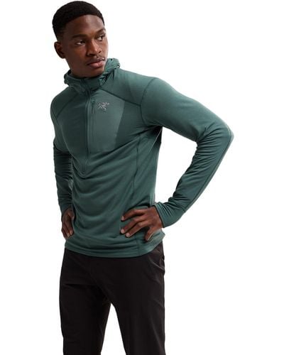 Arc'teryx Delta 1/2 Zip Hoody - Green