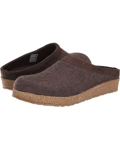 Haflinger Gzl Leather Trim Grizzly - Brown
