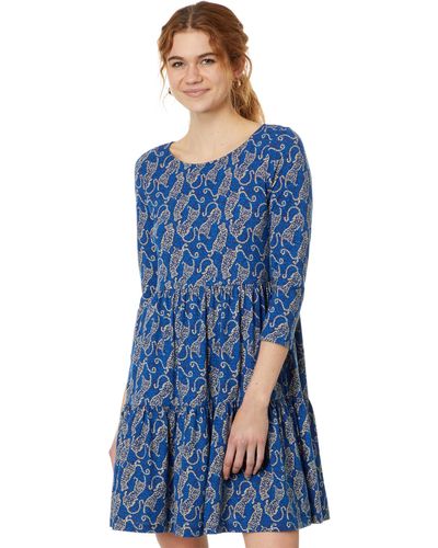 Lilly Pulitzer Geanna 3/4 Sleeve Dress - Blue
