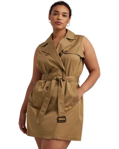 Lauren by Ralph Lauren Ralph Lauren Micro-sanded Twill Sleeveless