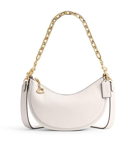 COACH Glovetanned Leather Mira Shoulder Bag With Chain - Black