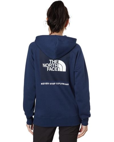 The North Face Box Nse Pullover Hoodie - Blue