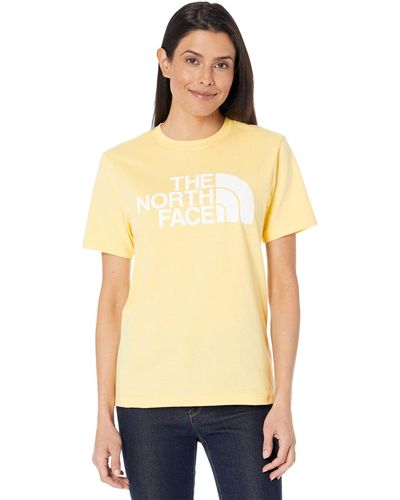 The North Face Half Dome Cotton Short Sleeve Tee - Yellow