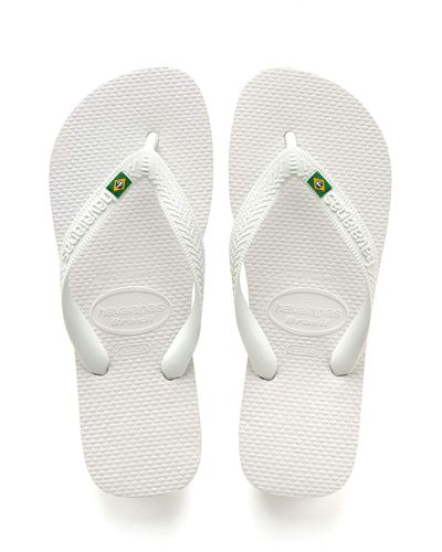 Havaianas Brazil Flip Flop Sandal - White