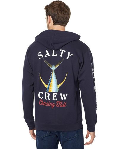 Salty Crew Tailed Hood Fleece - Blue
