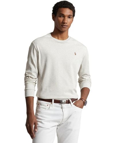 Polo Ralph Lauren Classic Fit Long-sleeve Tee - White