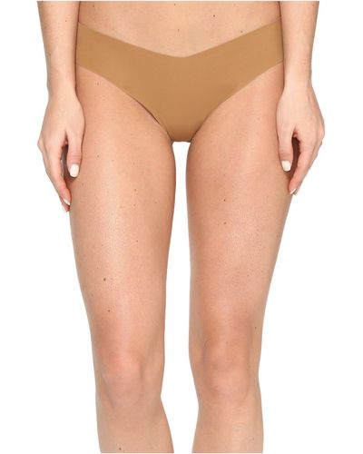 Commando Solid Thong Ct01 - Brown