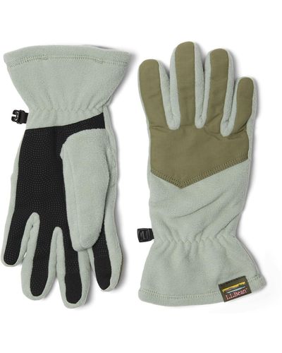 L.L. Bean Mountain Classic Fleece Gloves - Green