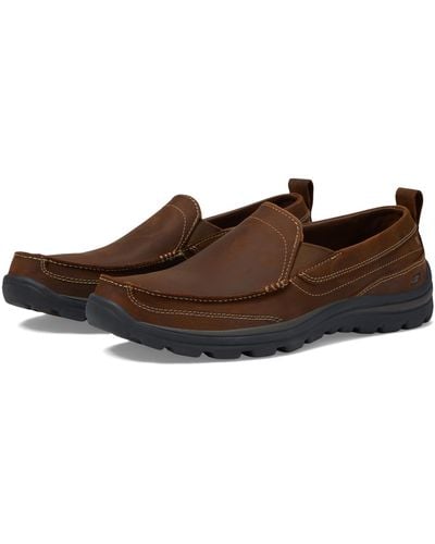 Skechers Relaxed Fit Superior - Gains - Brown