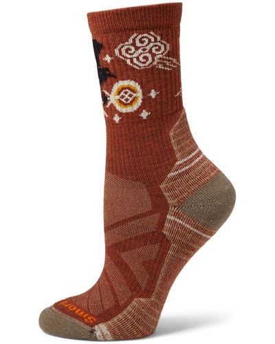 Smartwool Hike Light Cushion Guardian Of The Skies Crew - Brown