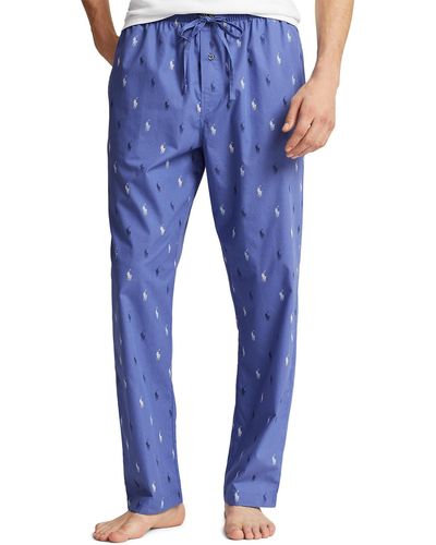 Polo Ralph Lauren Men’s Lounge Sleep Pajama Pants M, L or XL Sky Blue  w/ponies 
