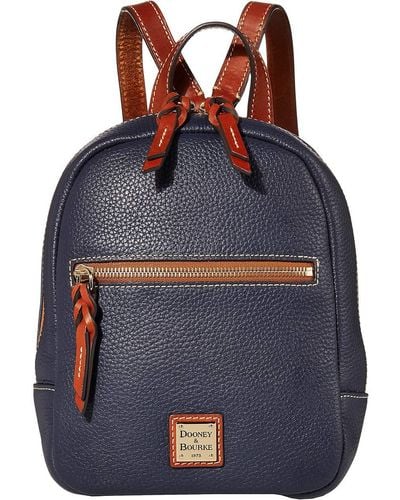 Dooney & Bourke Pebble Small Ronnie Backpack - Blue