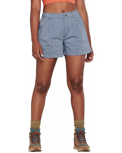 Toad&Co Boundless Hike Shorts - Blue