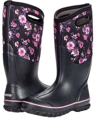 Bogs Classic Tall Painterly - Black