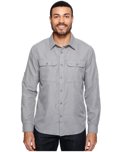 Mountain Hardwear Canyon L/s Shirt - Gray