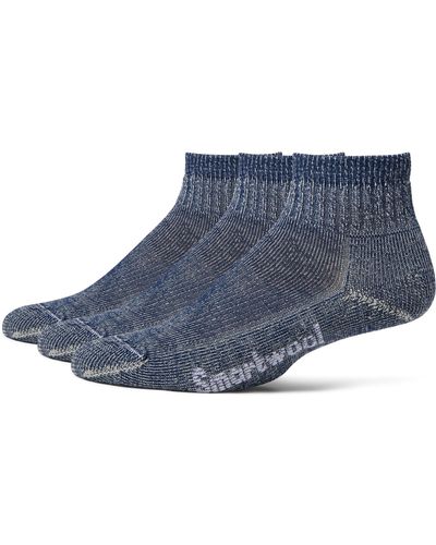 Smartwool Hike Classic Edition Light Cushion Ankle Socks 3 Pack - Blue