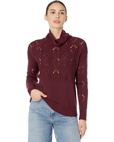 Toad&Co Tupelo Ii Cable Sweater - Red